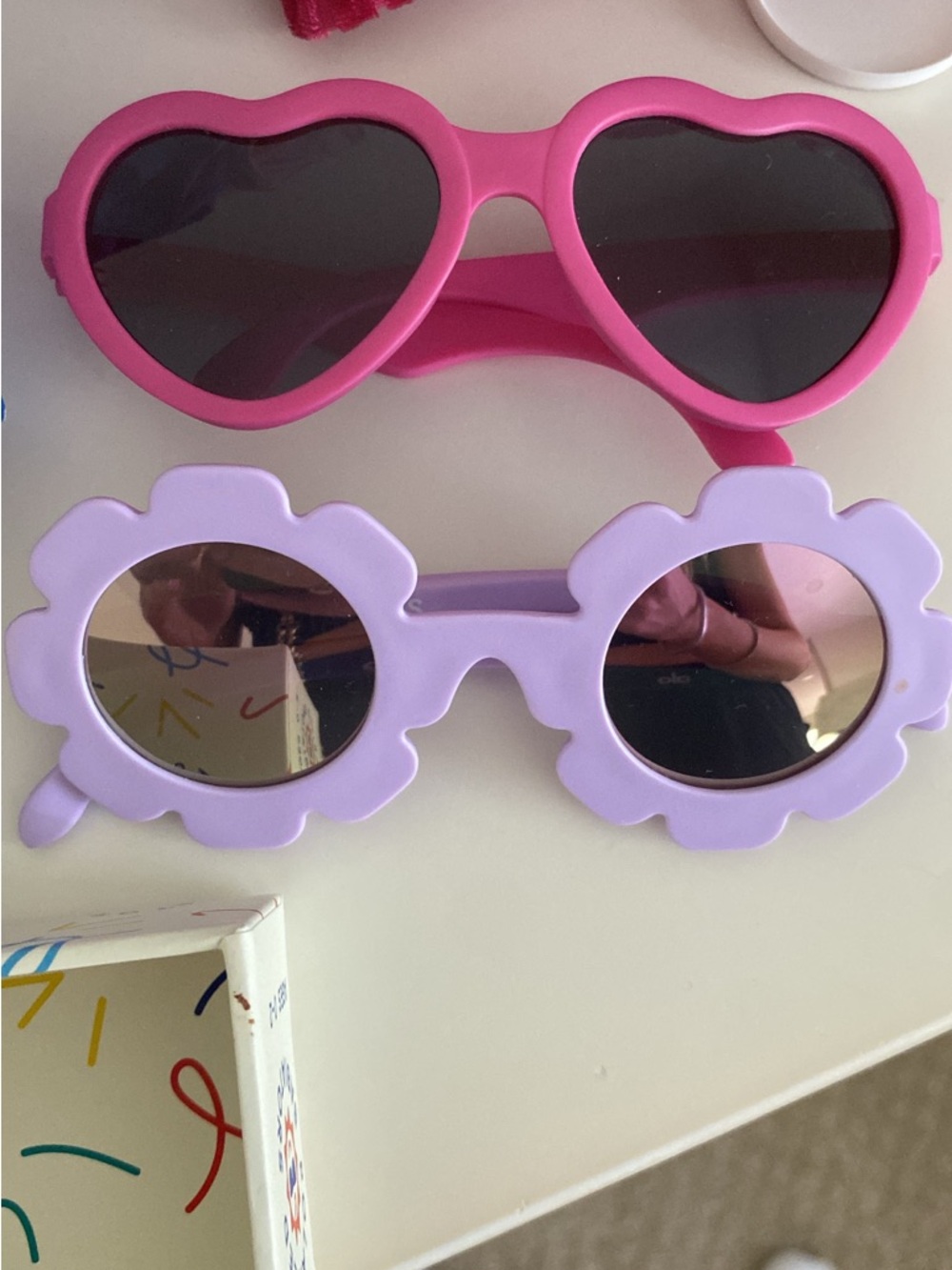 Babiators Sunglasses 0-2Y EUC in box pink purple